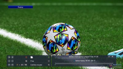 PES 2020 мяч Лиги Чемпионов
